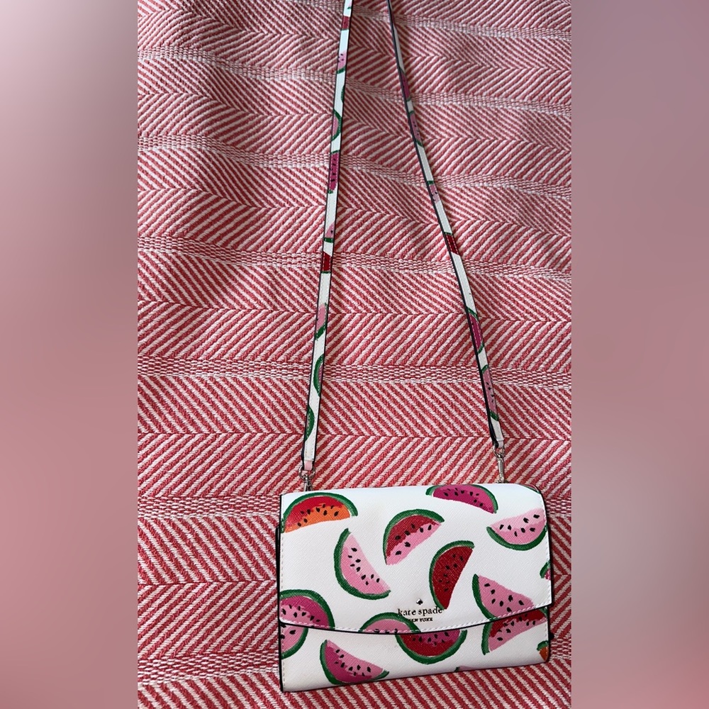NEW Kate Spade watermelon crossbody/wallet/purse combo.